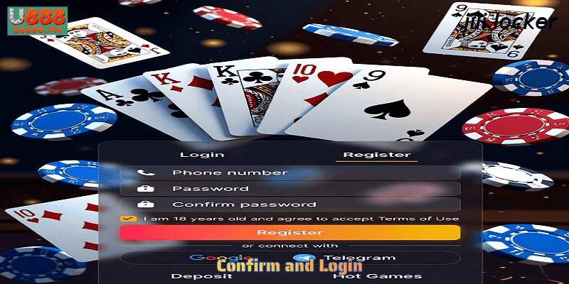 Confirm and Login